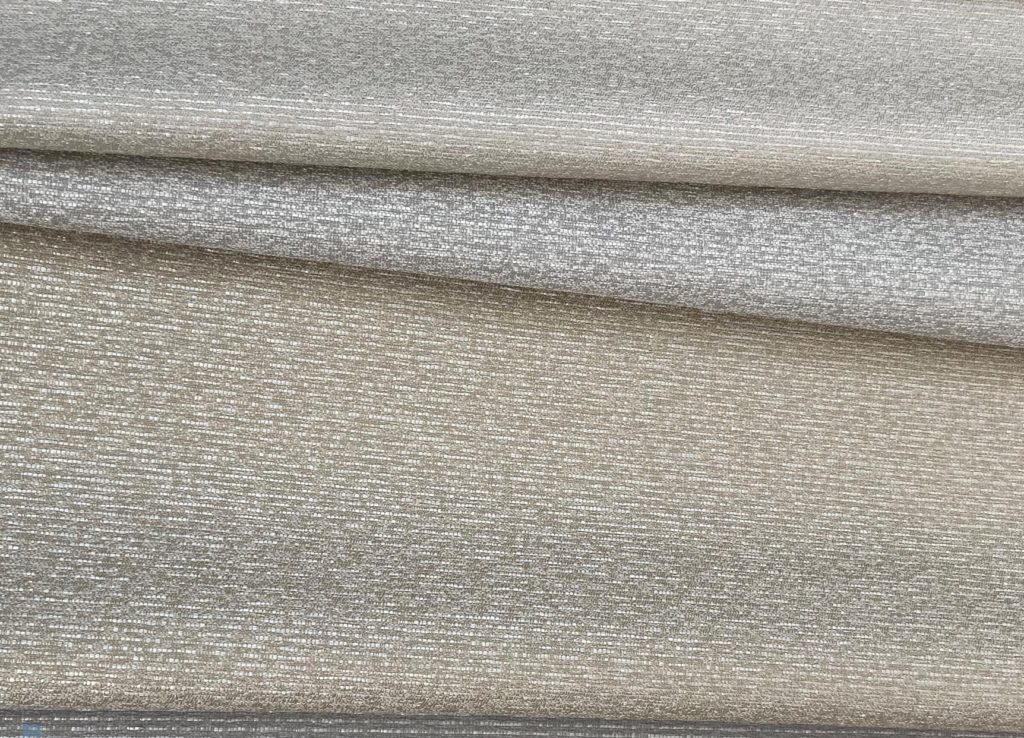 Luna Textiles Off the Grid Candela shimmery textile in earthy tones