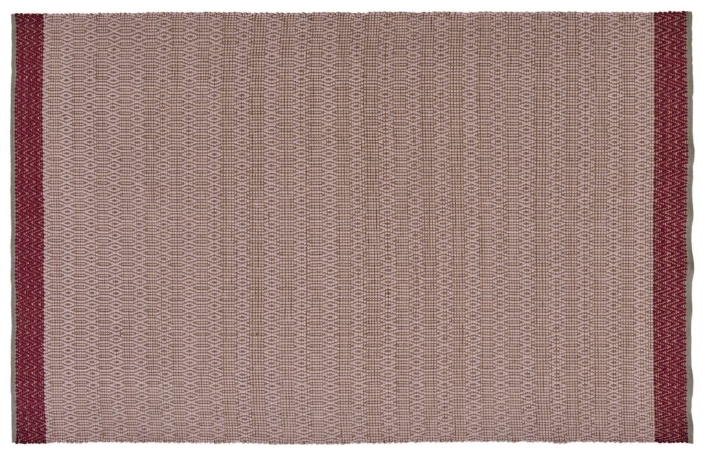 Ligne Roset All The Way Rug in red tones