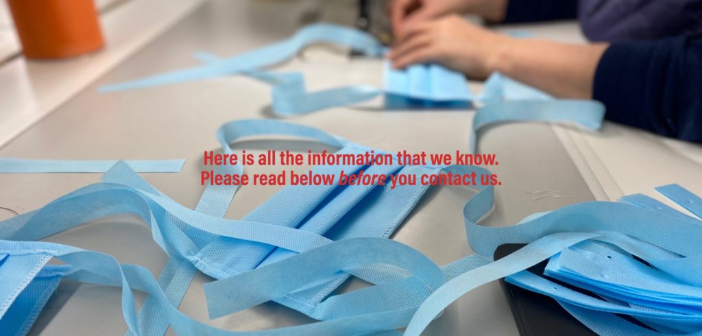 Kaas Tailored image of website with information on 100 million mask challenge