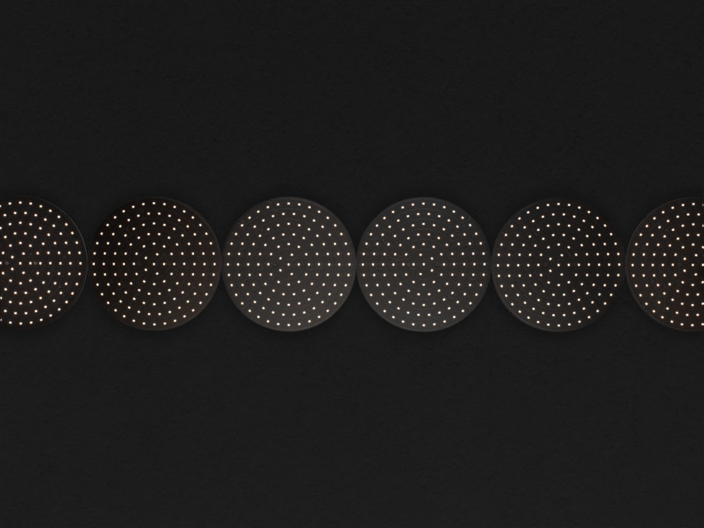 CODE Lighting line of circular circuit boards