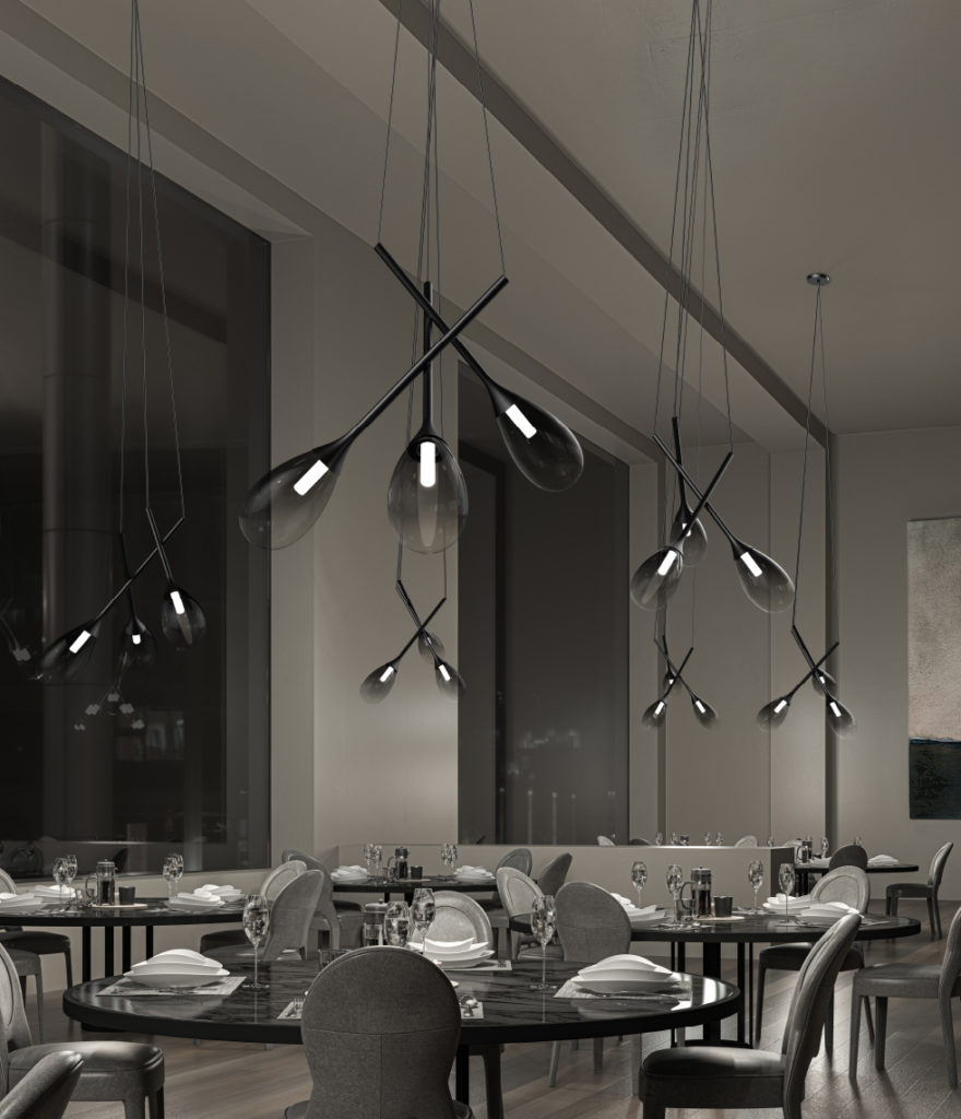 The Parisone Pendant by Sonneman is Sublime