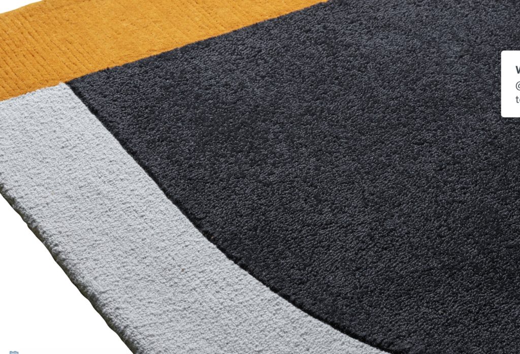 Fritz Hansen rugs Ochre detail