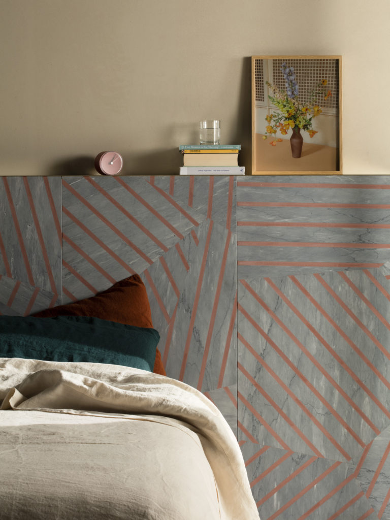 Del Savio 1910 Marble Optic collection in bedroom