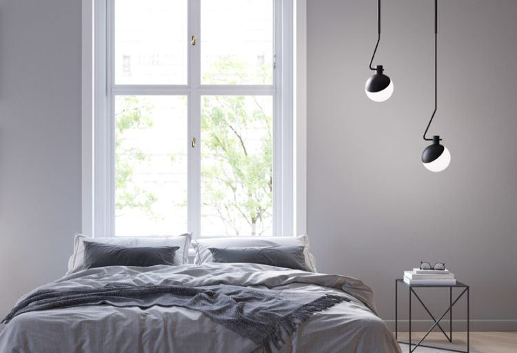 Baluna Ceiling in bedroom two lights