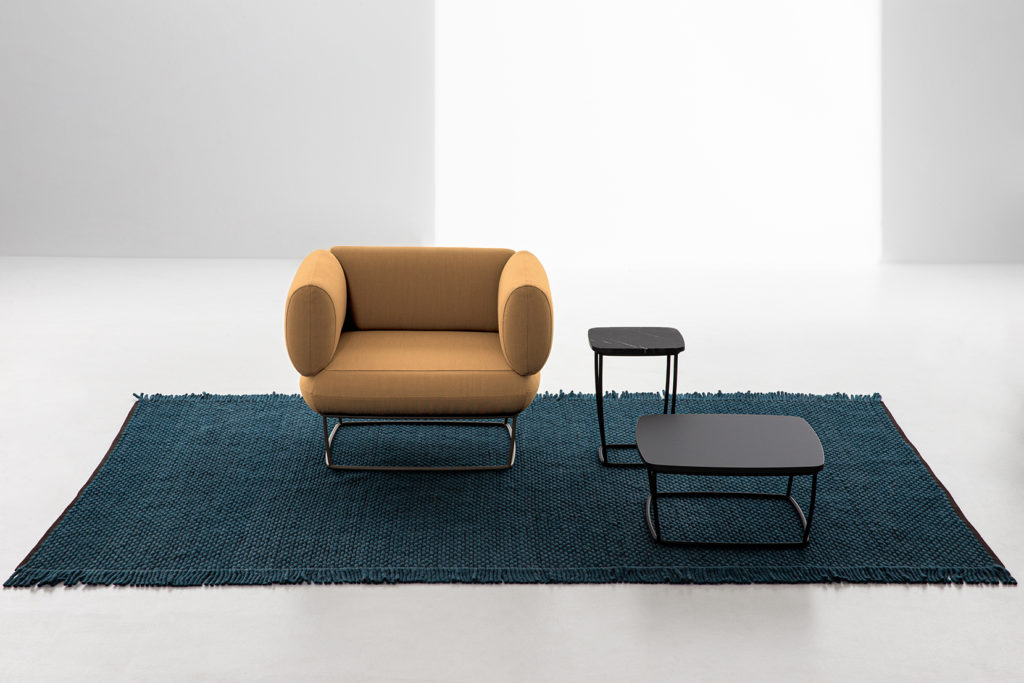 Bernard Seating lounge chair coral color