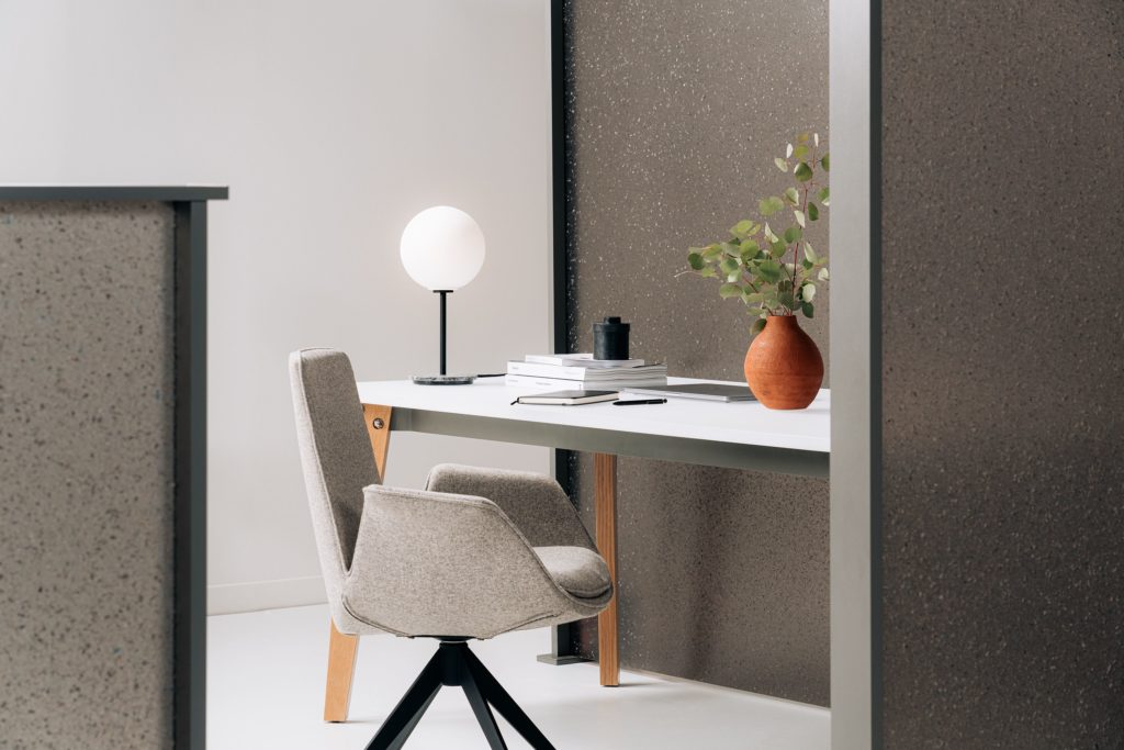 3form Flek office panels close up