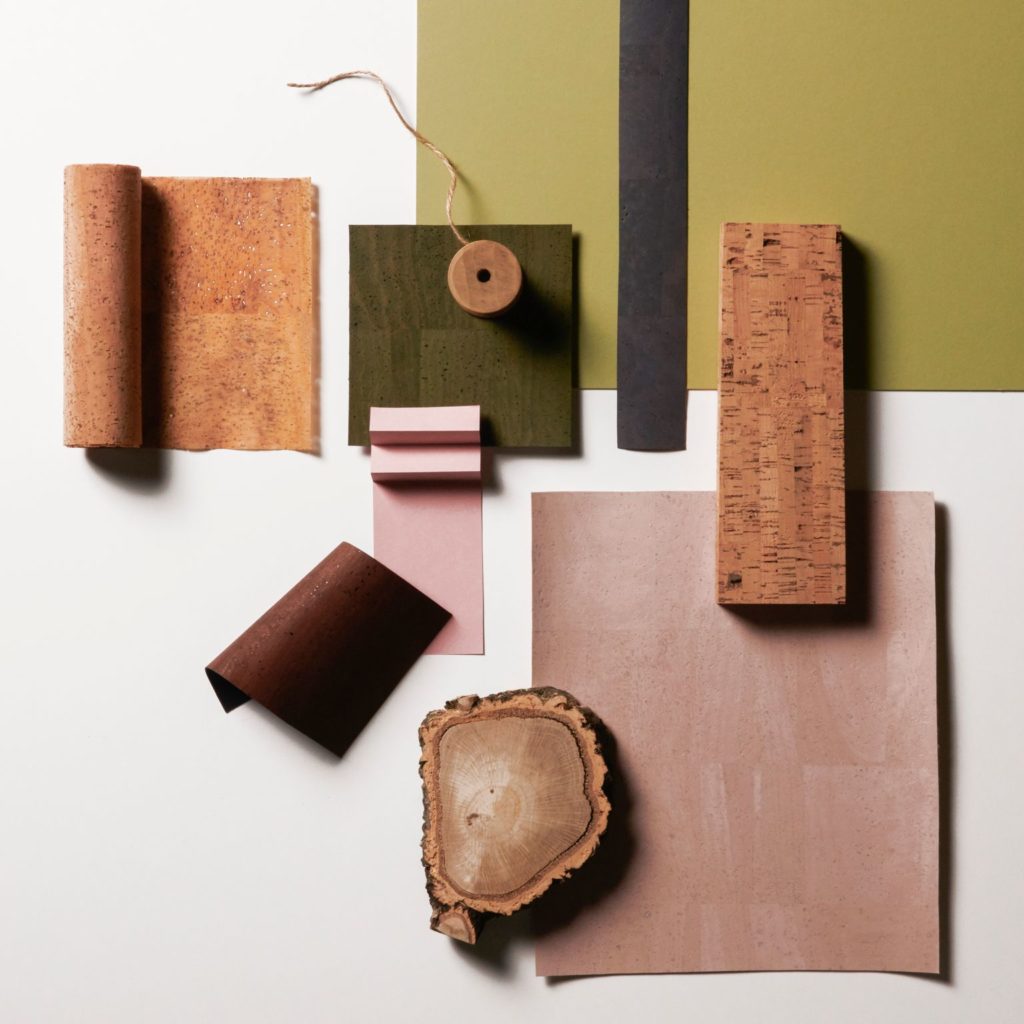new textiles from Camira Kork samples