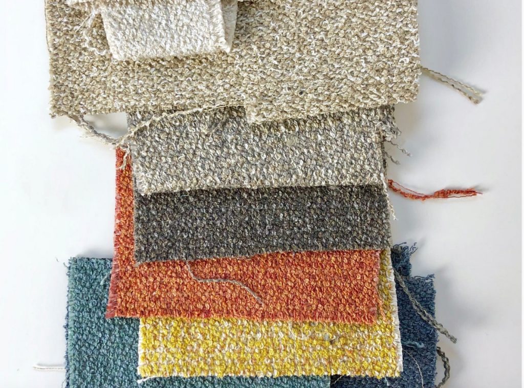 West Elm and Designtex Boucle Melange samples