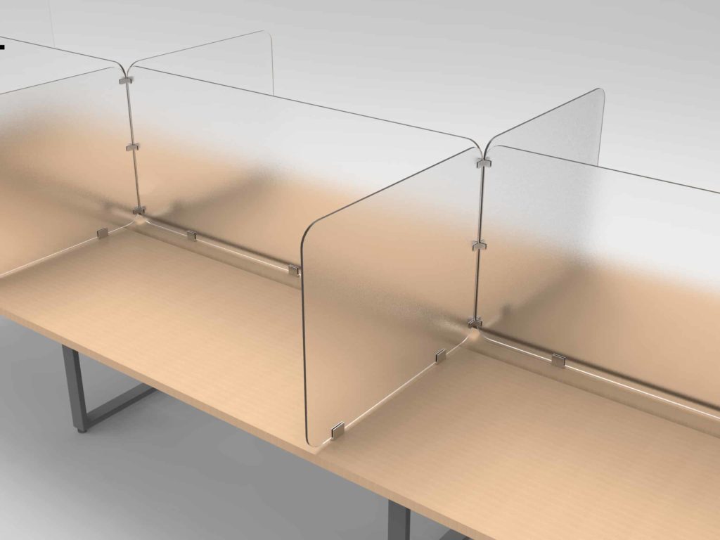 DeskMakers ReFit Line Above Surface frosted detail 