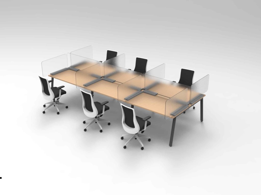 DeskMakers ReFit Line Above Surface translucent