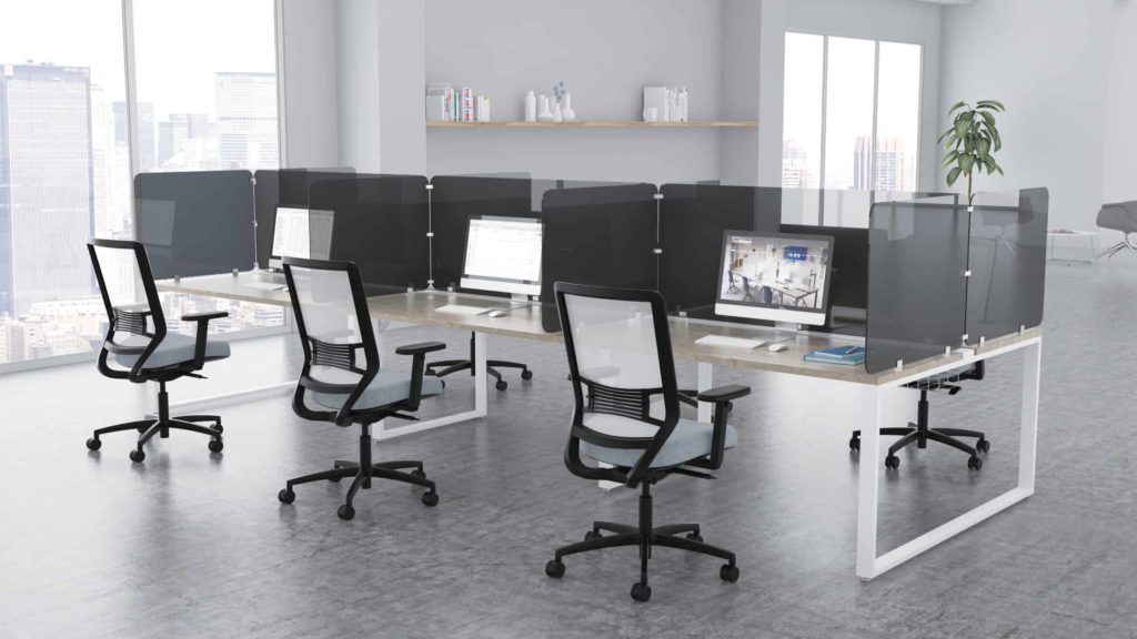 DeskMakers ReFit Line Above Surface smoke