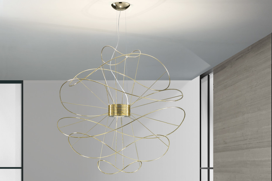 Hoops from Axolight is Dancing Illumination Hoops from Axolight is Dancing Illumination