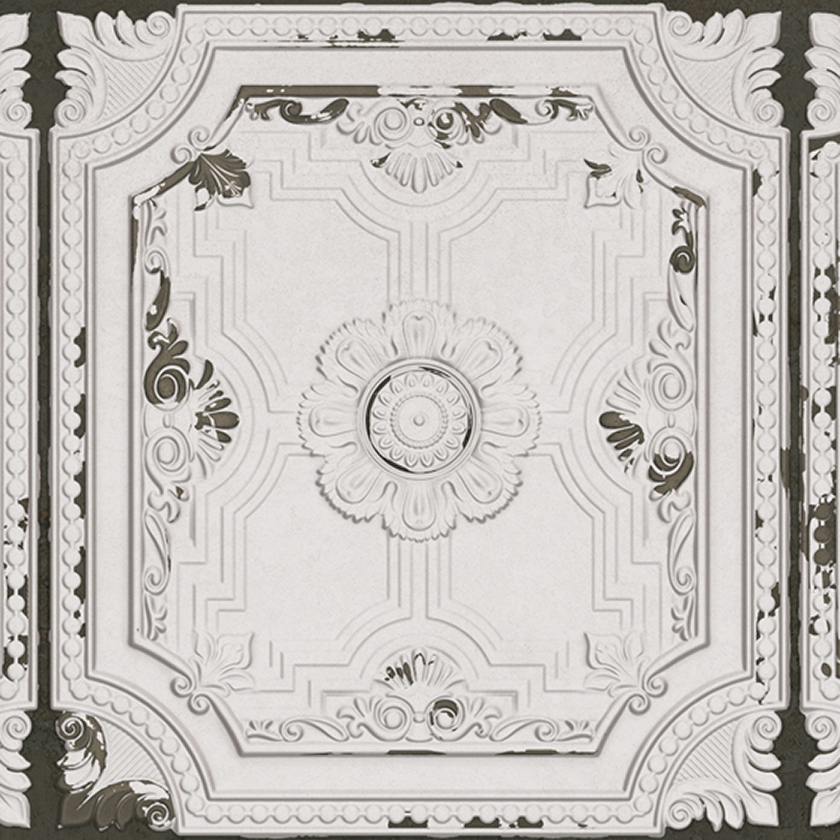 Lapicida tin Panel Ceramic Collection white detail