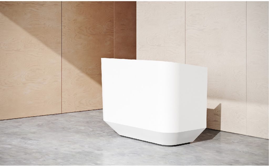 Isomi's Umi white large unit front view

