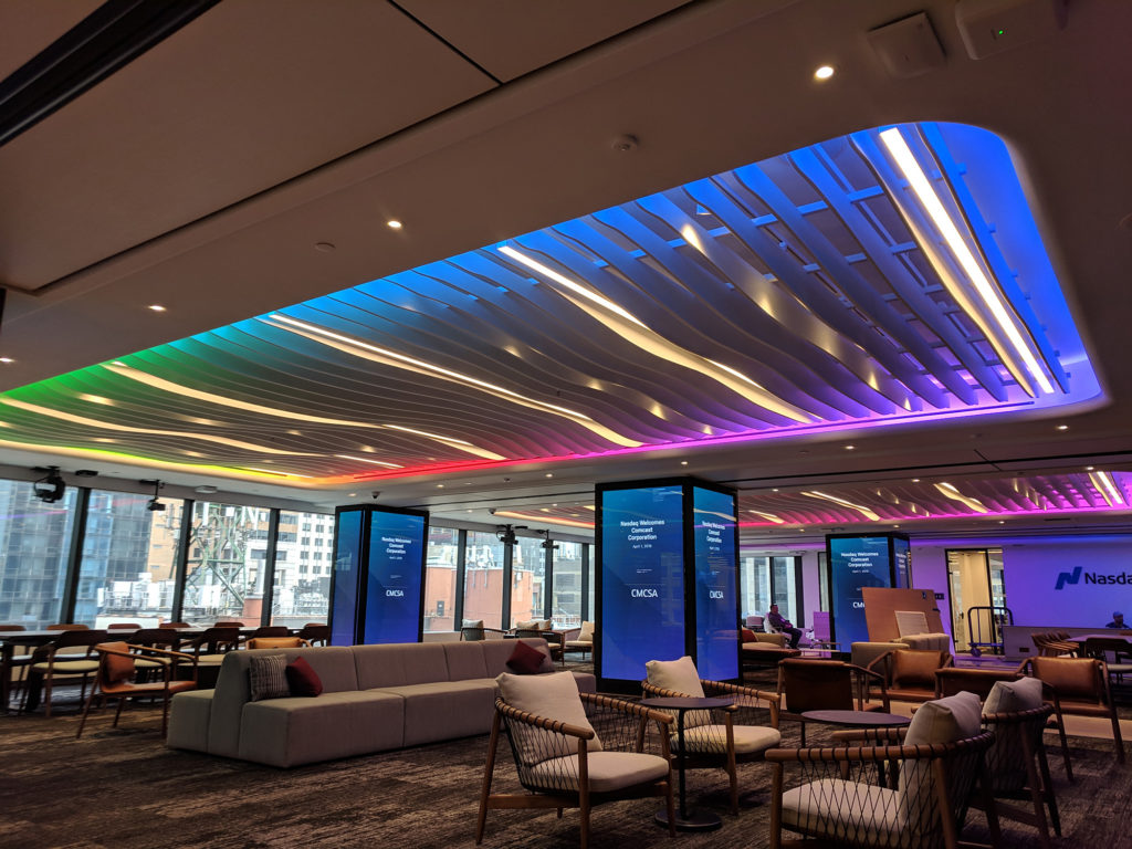 Solid State Luminaires' RGBW Cove Lighting NASDAQ