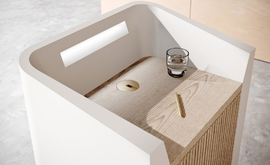 Isomi's Umi surface detail oak