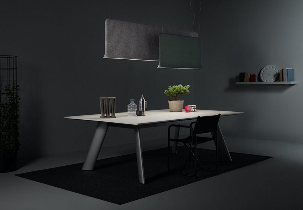 Acoustic Lighting looks great with Unika Vaev’s Trumpet Acoustic Lighting looks great with Unika Vaev’s Trumpet