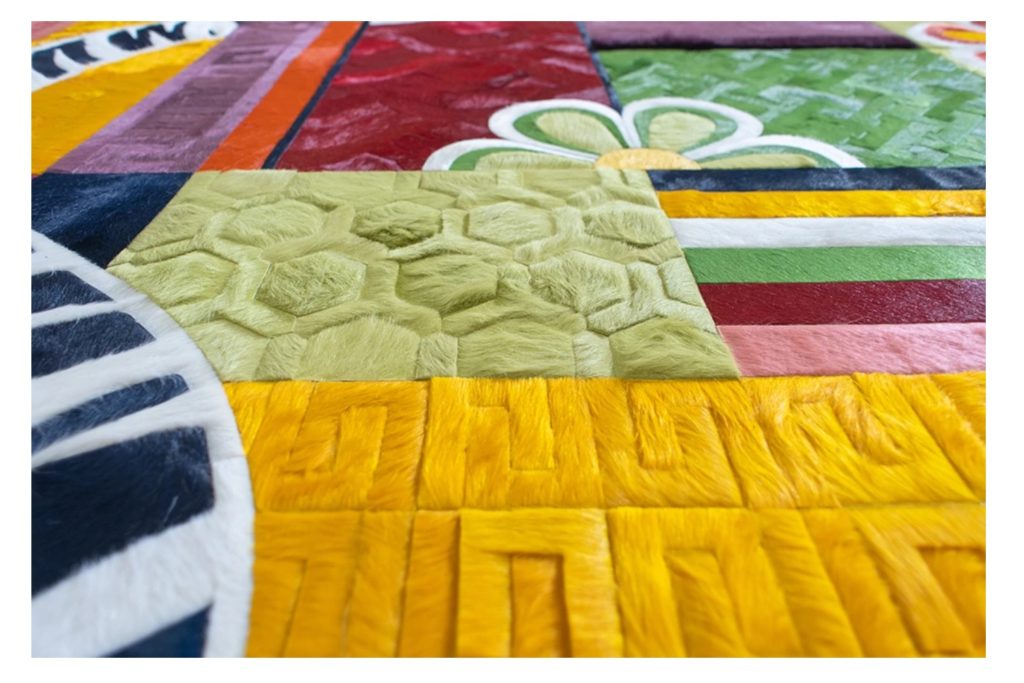 Fantastic Voyage Rug close-up of textures
