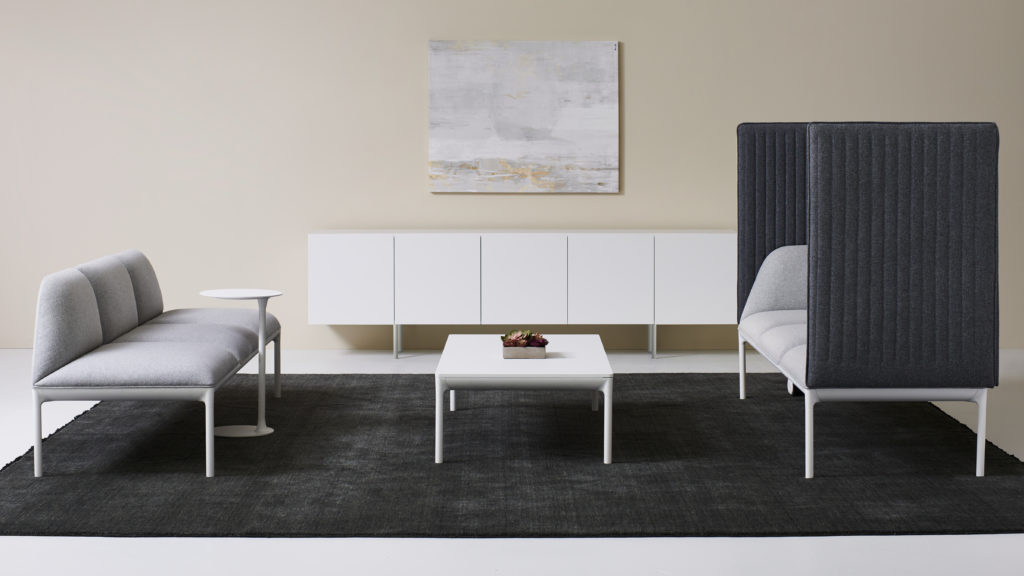 Davis JP Lounge three seaters with table and one privacy screen