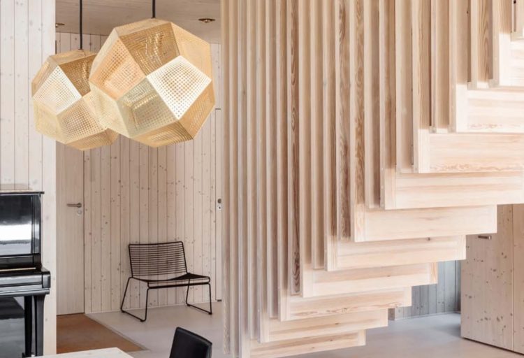 Stora Enso CLT decorative wood feature