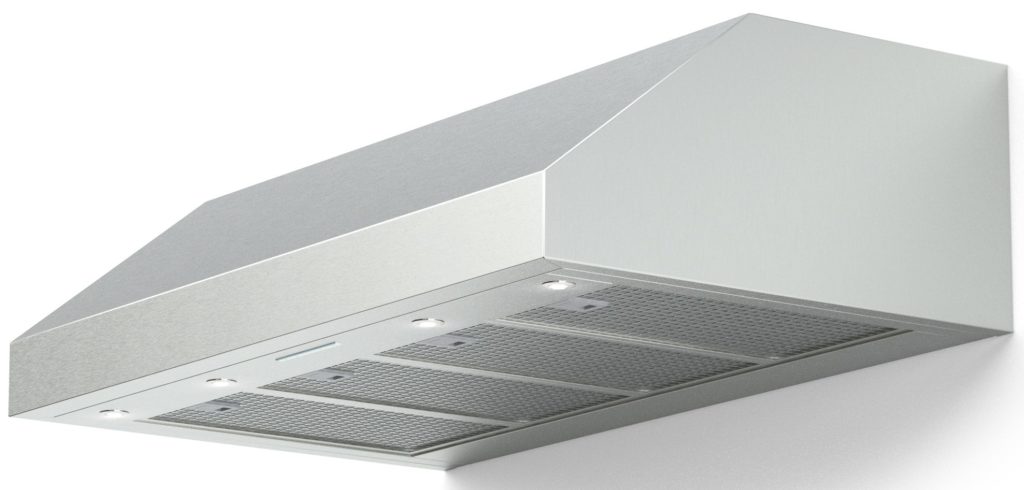 Verona Designer Kitchen Hood low profile stainless