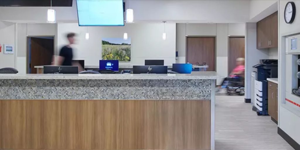 Wilsonart's High Pressure Laminate at Saint Luke's reception