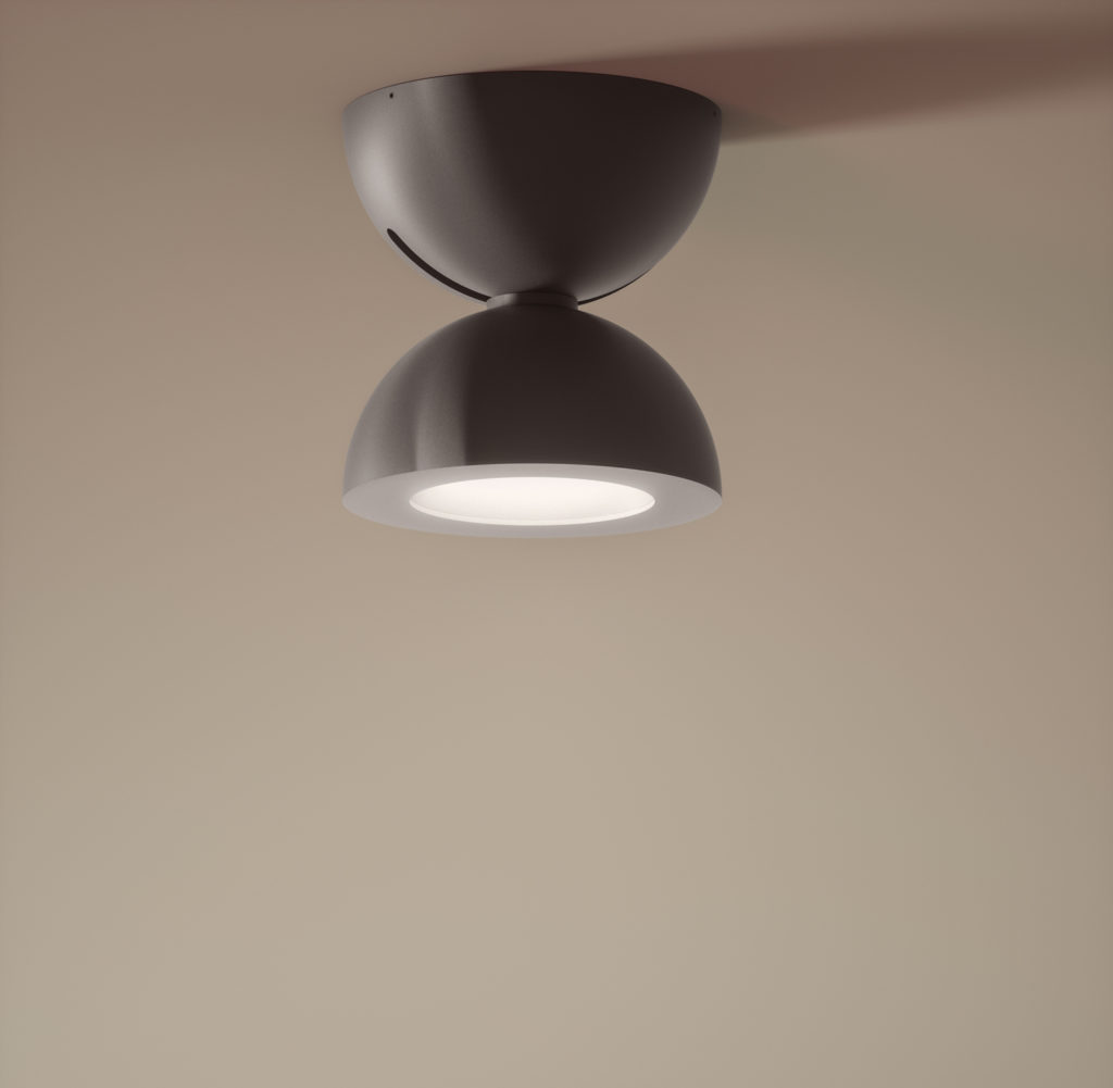 Axolight's DoDot Cement ceiling