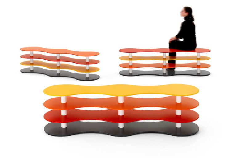 VittEr POP Collection multi-color benches