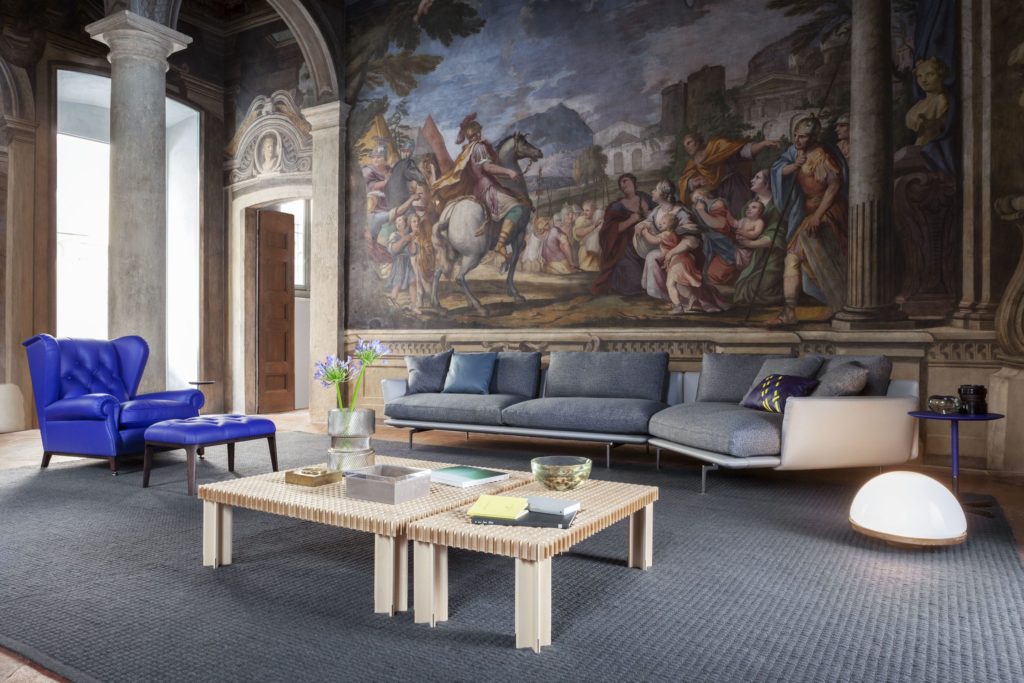 Graphene Leather in classic drawing room