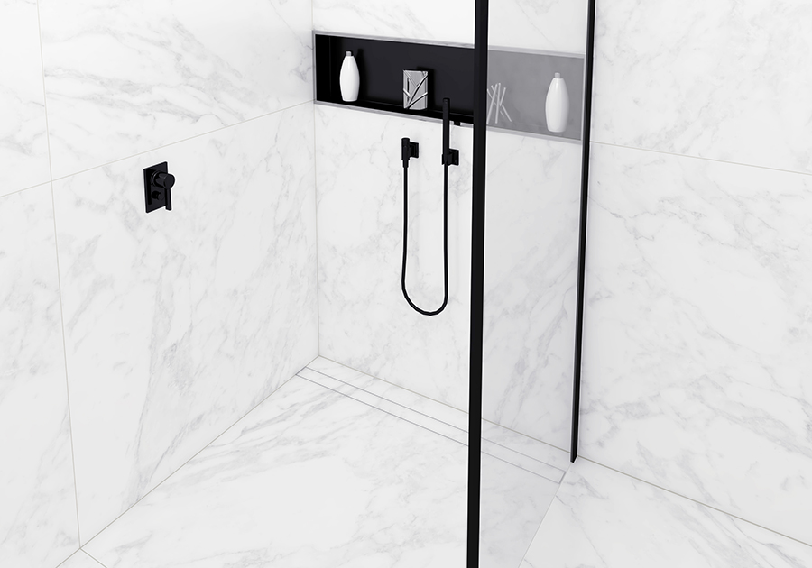 Modulo Stone Flex in shower