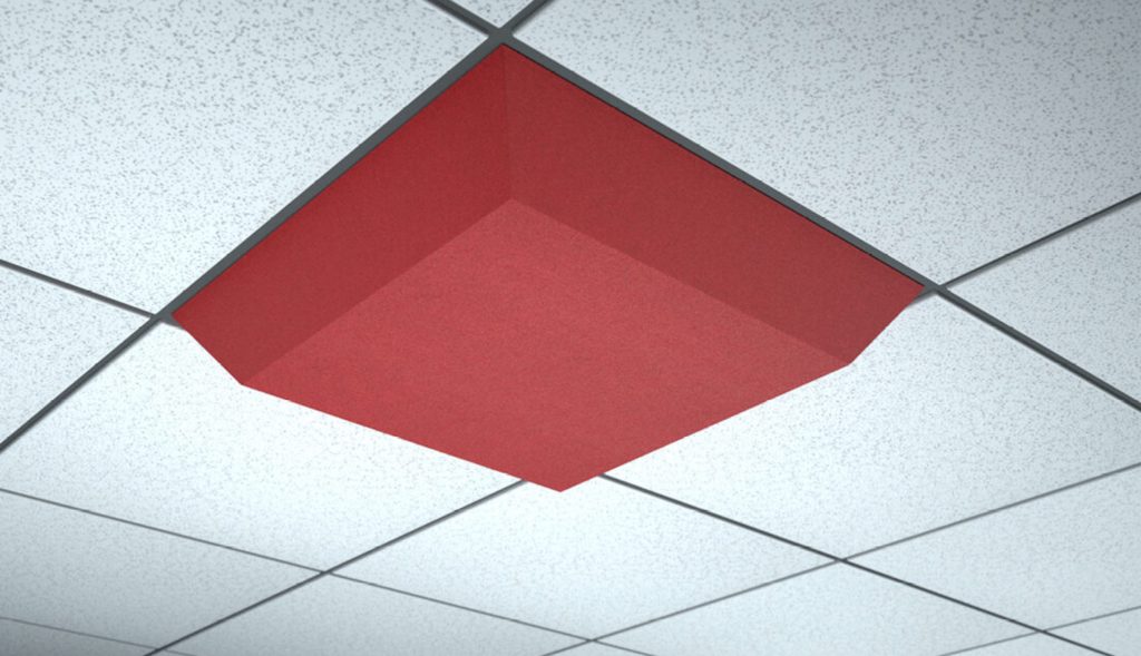 T-Grid Collection red tile detail