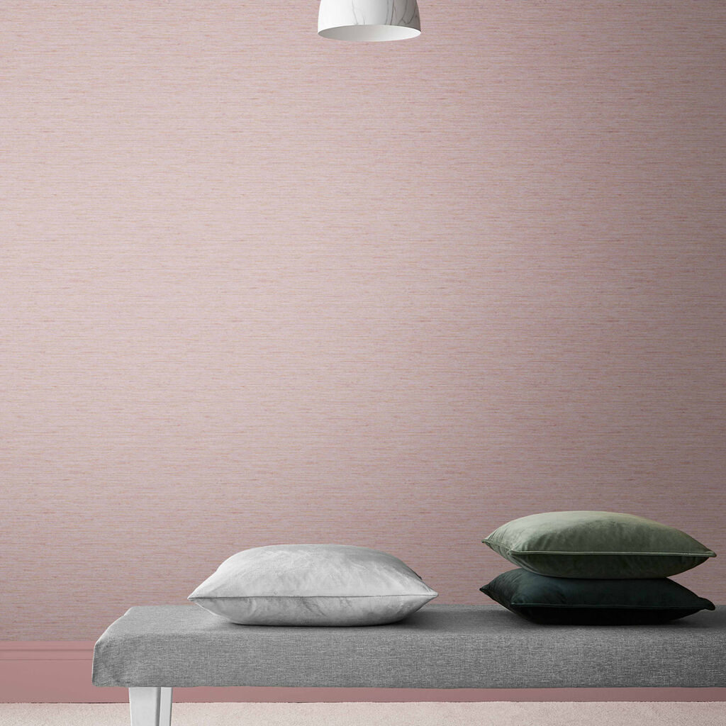 Graham & Brown Wallpaper silk Blush