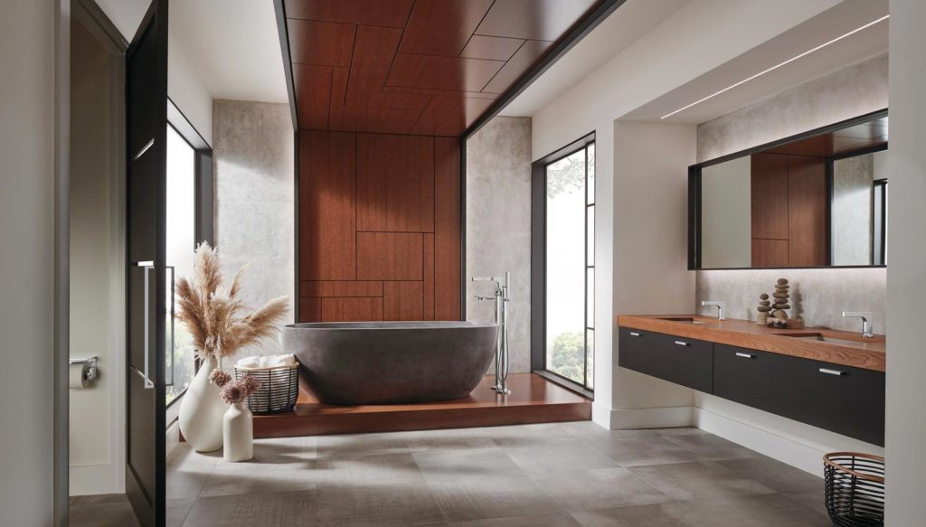 Brizo’s Kintsu is an Eclectic Bath Collection