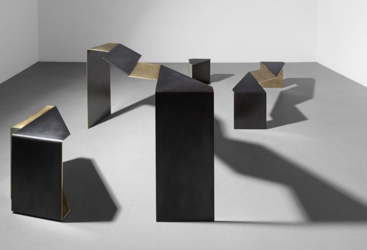 Uhuru Fold Collection various items two-tone brass