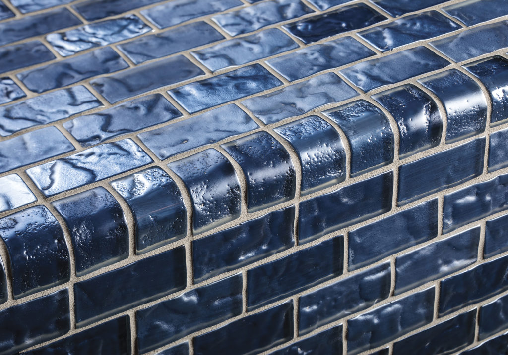 Lava Glass tiles solid ash
