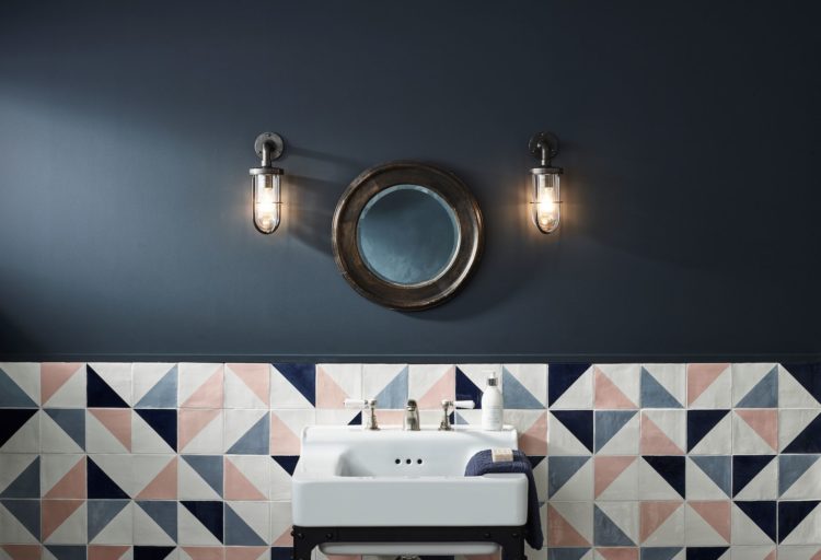 All At Sea Well Light in bathroom