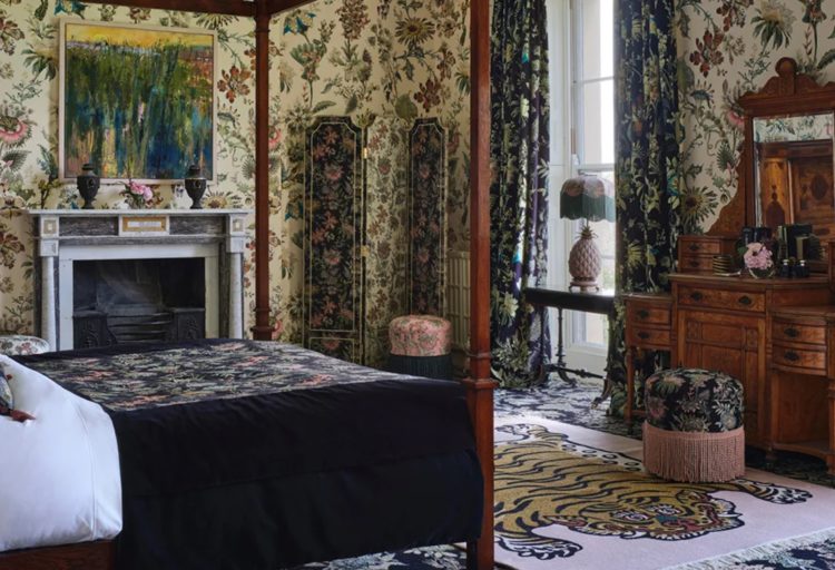 Floral Fantasia in bedroom