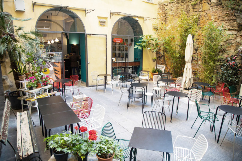 Shade Seating outdoor cafe