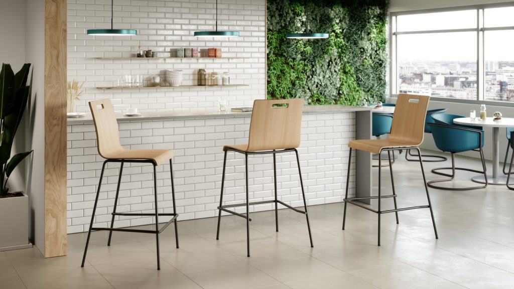 Imme and Jive Jive stool natural wood