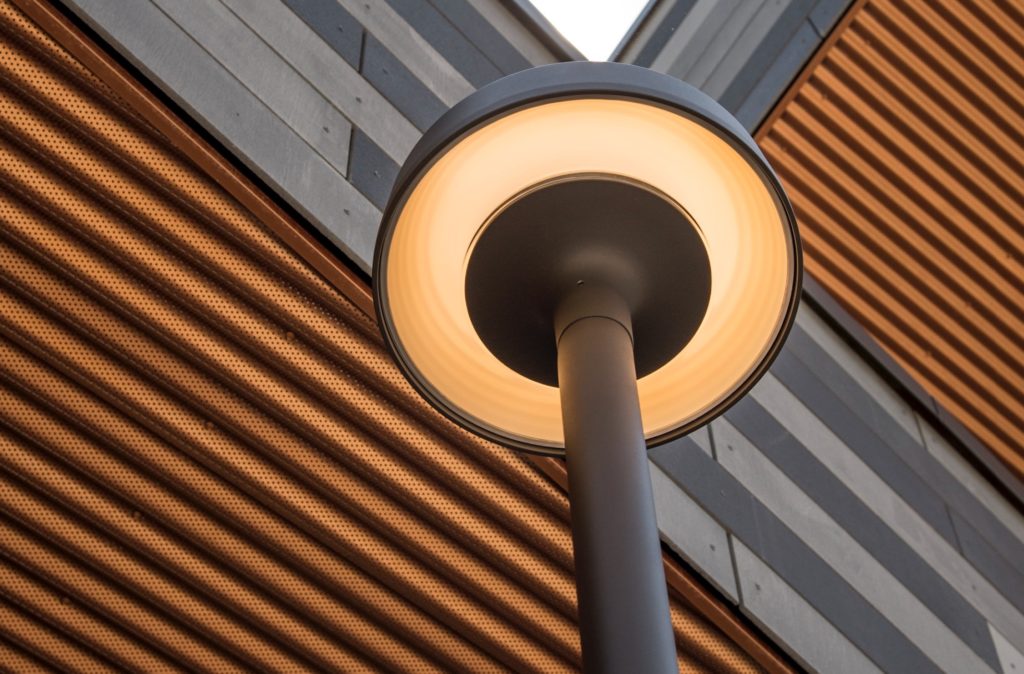 Motive lighting path light from beneath