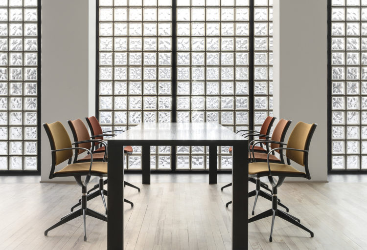 Stua Gas Chair several chairs around conference table