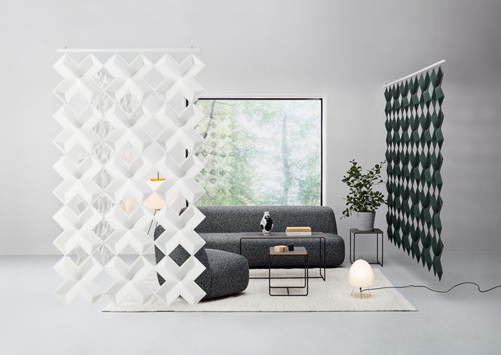 Unika Vaev Air-X in black and white in living room