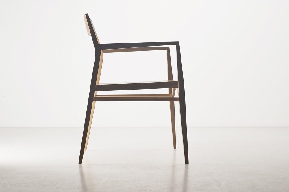 Aya chair side view