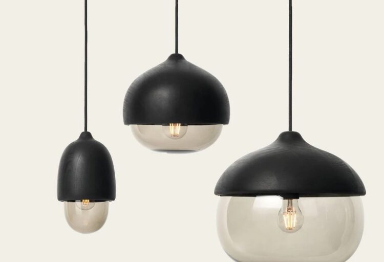 Terho Pendant black three sizes