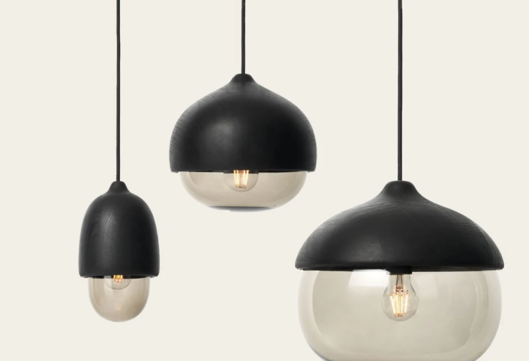 Terho Pendant black three sizes