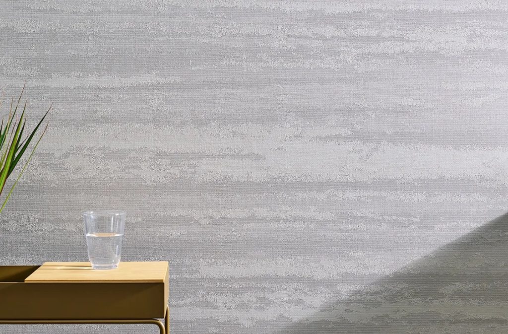 Xorel textile gray on wall