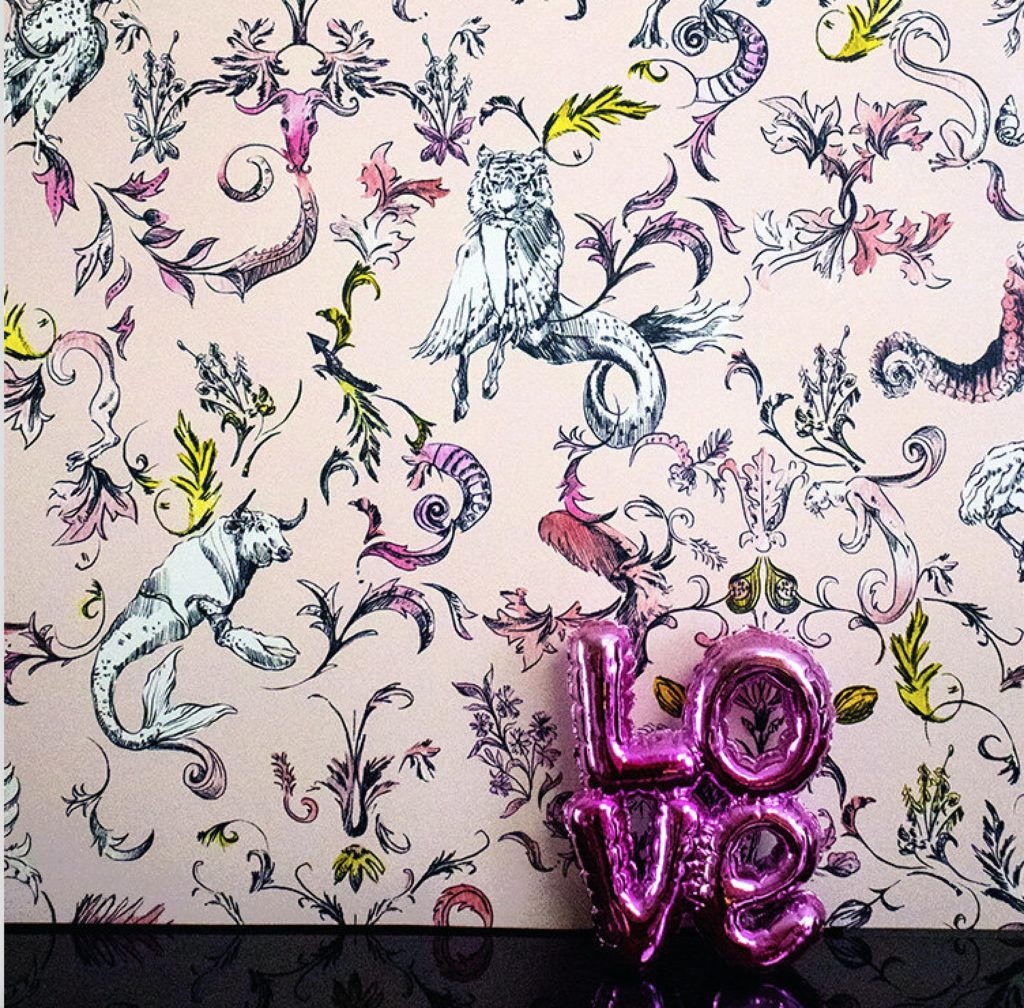 Ever Atelier artisan wallpaper Razel Baselisk detail