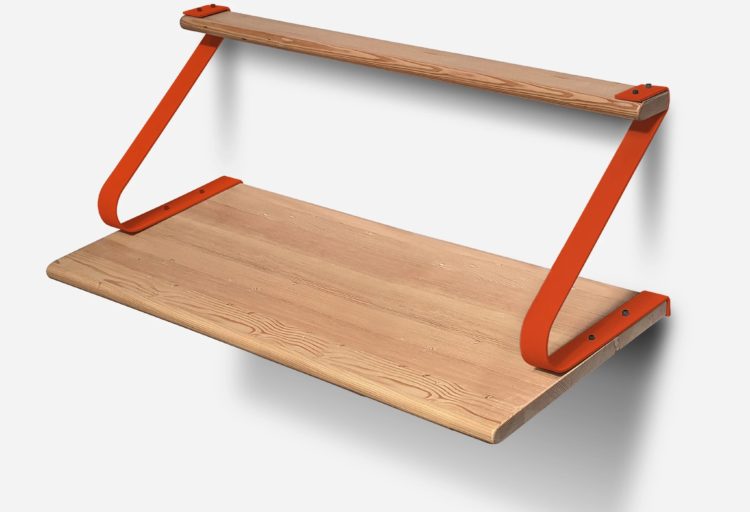 Formr's underSTUDY desk orange large