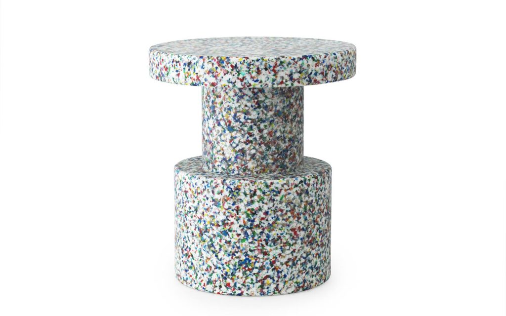 Bit stool multi-white