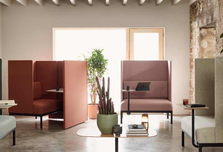Edge Collection high-back seating in office